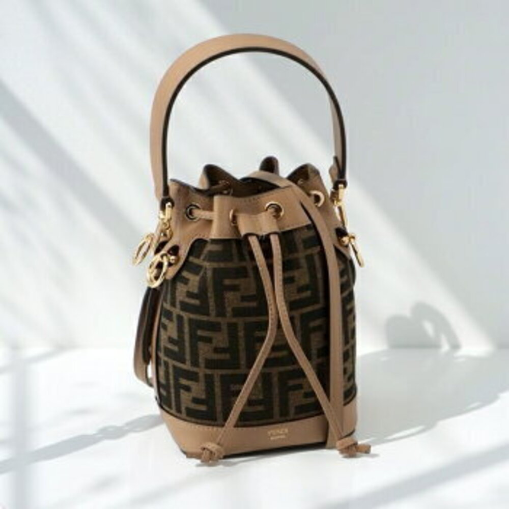 Fendi Montresor Shoulder Bag Zucca FF Jacquard Crossbody